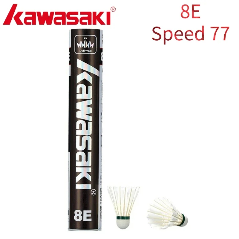Badminton Raket - Kawasaki-Volant Plume 8E pour Entraînement Professionnel