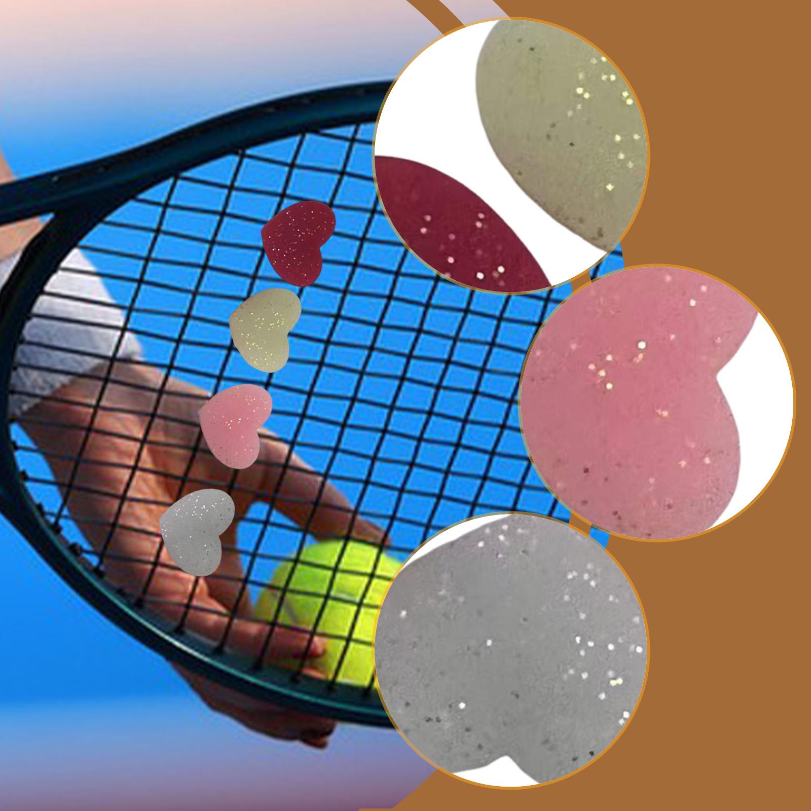 Racket Vibration Dampener - 4x Amortisseur de vibrations pour raquette