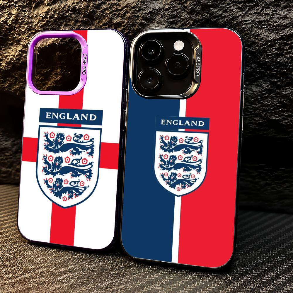 Badminton England - Coque de téléphone pour iPhone 11/12/13/14/15/16/17