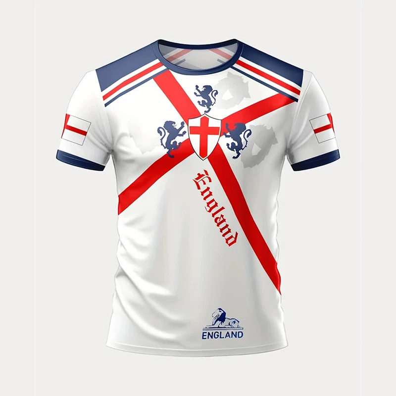 Badminton England - Été Angleterre Drapeau Hommes Football T-shirt