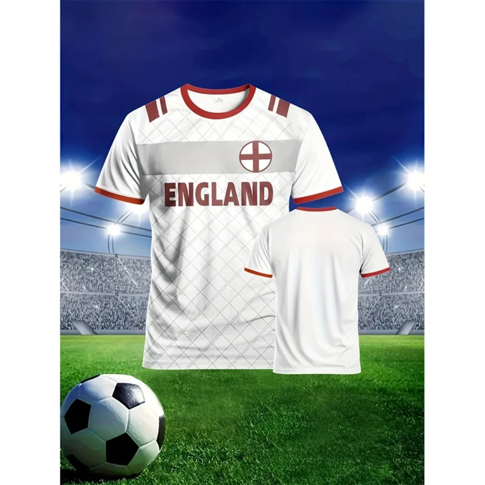 Badminton England - T-shirt de football pour hommes avec