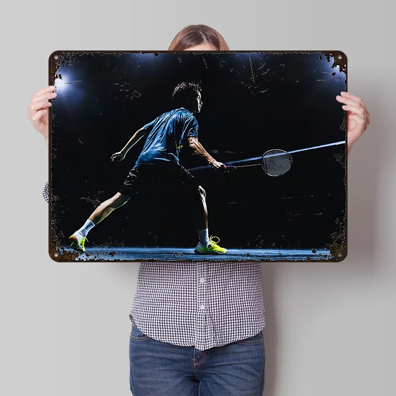 Badminton Europe - Affiche imprimée en texture 3D de