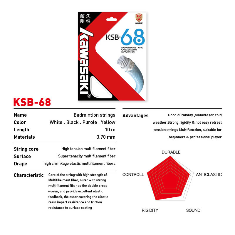 Kawasaki – corde de raquette d - Badminton Raket avis et prix