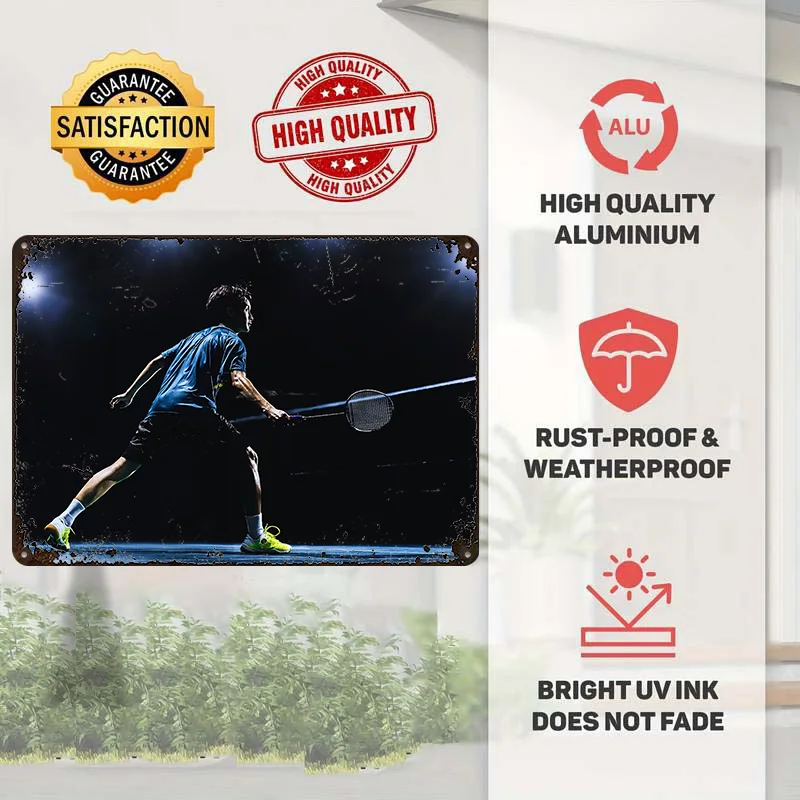 Affiche imprimée en texture 3D - Badminton Europe avis et prix