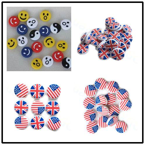 Smile National flag – raquette - Racket Vibration Dampener avis et prix